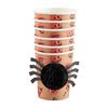 Mud Pie Halloween Paper Cup, Spider, 9 oz