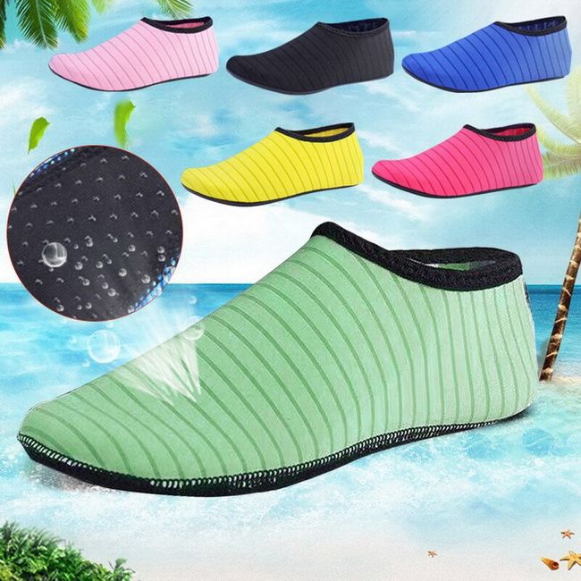 Unisex Water Non-Slip Sneaker Shoes Swimming Diving Socks Summer Aqua Beach  Sandal Flat Shoe Seaside Socks Slipper for Men Women