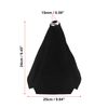 X AUTOHAUX Shift Boot Cover Dust Proof Universal Car Matte Black Black