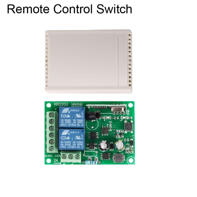 Diese 433Mhz RF Wireless Remote Control Switch ON\OFF AC85V~250V 4-Gangs  Relay Receiver and Transmitter Smart Light Switch DIY - AliExpress