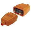 LumenEco Orange 2-Pin Flex Connector, 10 Amp