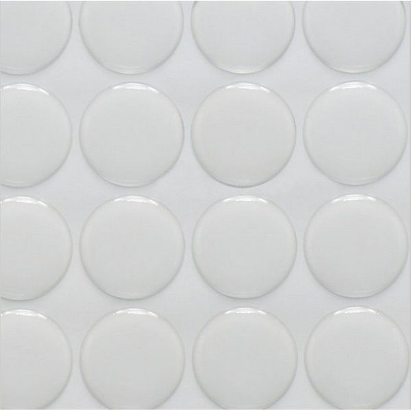 100pcs 1 inch Round Clear Epoxy Sticker for DIY Bottle Cap Sticker