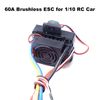 Hylukon 60A Brushless ESC Electronic Speed Controller T Plug 5.8V 3A BEC for 1/10 RC Car