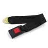 2x Black Universal Two Point Retractable Adjustable Car Seat Belt US