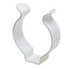 6 X 28mm White Plastic-Coated Steel Open Tool Clips
