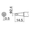 HAKKO Soldering tip 2.4D T18 - D24 (Japan Import)