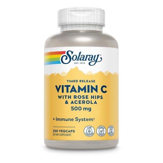 Solaray Timed Release Vitamin C 500mg 250 Capsule