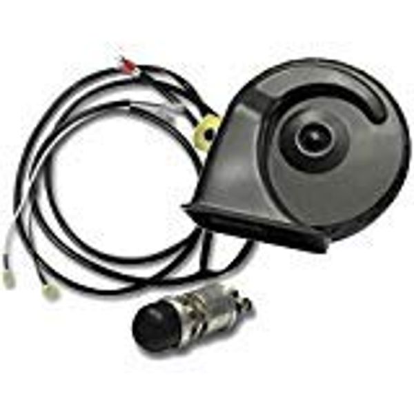 Universal 12 Volt Golf Cart Horn Kit for EZGO, Club Car, Yamaha - Floor Mount Button Switch | Golf Cart Street Legal Horn Kit | For use on UTV, ATV, Golf Car, and more