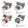 Big Teeth Golf Cart Bag Straps Replacement Shoulder Padded Comfortable Nylon Adjustable Universal Blue 4 Hooks