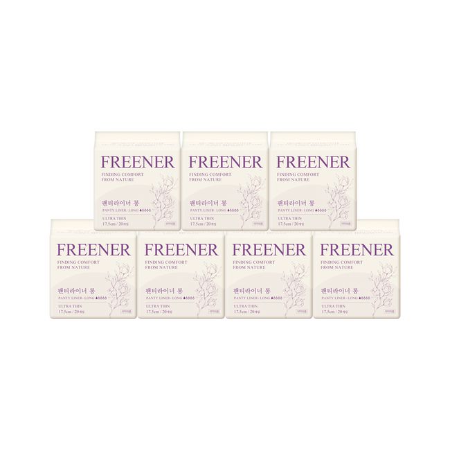 Prener Daily Panty Liner Long Organic Sanitary Napkin 7 Pack