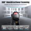 Tera Barcode Scanner Handsfree Omnidirectional: Desktop 1D 2D QR USB Wired Adjustable Angle Plug and Play Bar Code Reader for POS Supermarket Retail Store Mobile Payment Model 9700