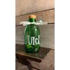 Handmade, customizable up-cycled green glass barrel solar lantern