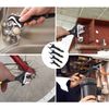 Sharp-tec 6 inch Adjustable Spanner, 34mm Wide Jaw Opening Adjustable Wrench, 165mm Plumbing Tools Set for Plumbers