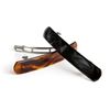 GOODY Classics Rounded Hair Barrette, Black & Tortoise, 3 Count