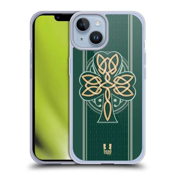 Head Case Designs Dara Knot Celtic Shamrock Soft Gel Case Compatible With Apple iPhone 14