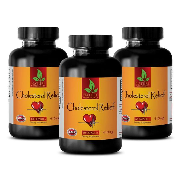 Immune support - CHOLESTEROL RELIEF NATURAL FORMULA - antioxidant complex -3 Bot