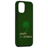 iPhone 15 Breathe Work Life Balance - Nature Lover Smartphone Case