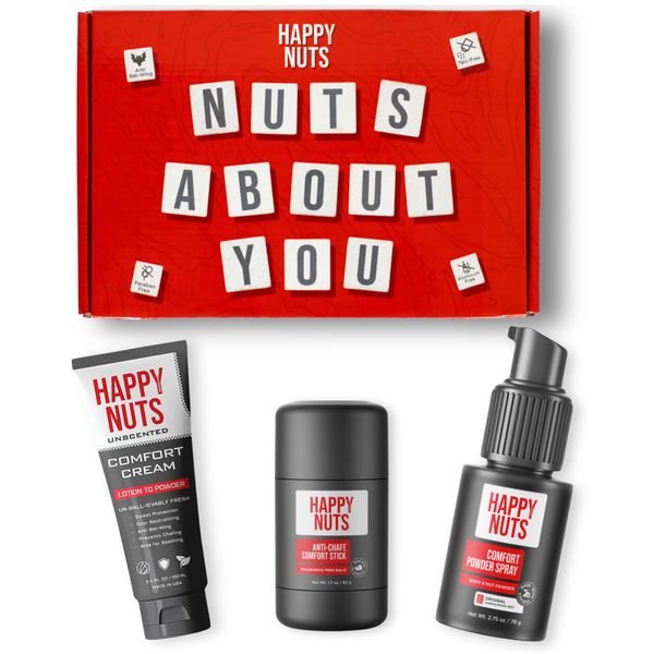 Happy Nuts Essentials Bundle for Men (Jingle Bells Your Balls Smell 2.0)
