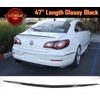 47" Universal Glossy Black Rear Trunk Deck Lip Spoiler Wing For Ford