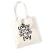 Crazy german shepherd lady tote bag