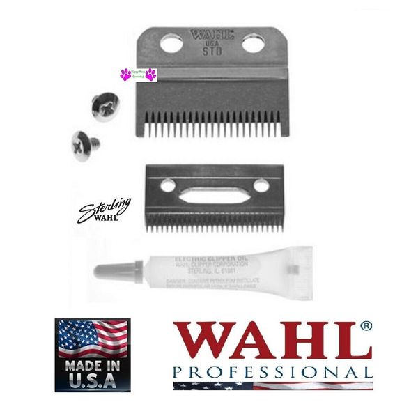 WAHL 2-HOLE REPLACEMENT 000 ADJUSTABLE BLADE SET for Pro Basic,Icon,Mag