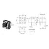 Youmile 100PACK Tact Button Switch 2 Pin DIP 6x6x5mm PCB Momentary Tactile Tact Push Button Switch