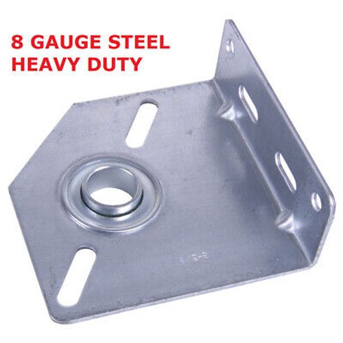 Garage Door Center Spring Anchor Bracket 3 3/8" 8 GAUGE Steel Incl Bearing