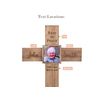 Angel Wing Memorial Cross Personalized for Your Loved One