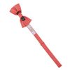 DQT New Men's Solid Check Coral Bow Tie