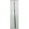 44" SOLID IRON DOUBLE FEATHER ROUND BALUSTER STAIR RAIL SILVER VEIN**NEW*****