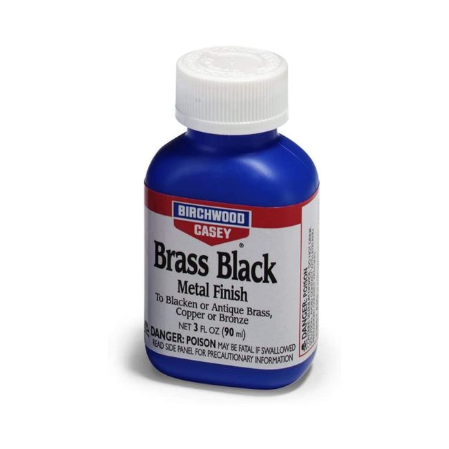 Birchwood Casey Brass Black Metal Finish, 3-Ounce