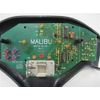 MALIBU TEXTURED BLACK STEERING WHEEL CENTER CAP W/ TRANSMITTER MODULE BOAT