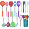 Umite Chef Kitchen Utensils Set, 15 pcs Silicone Cooking Kitchen Utensils Set...