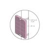 Mirai Industry BPF-3622K Mounting Flexible Plate, Black