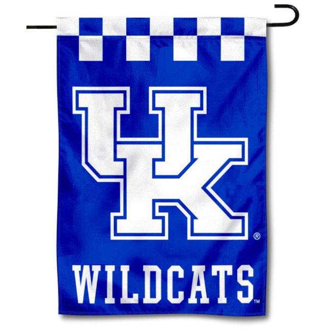 Kentucky Wildcats Checkerboard Garden Flag