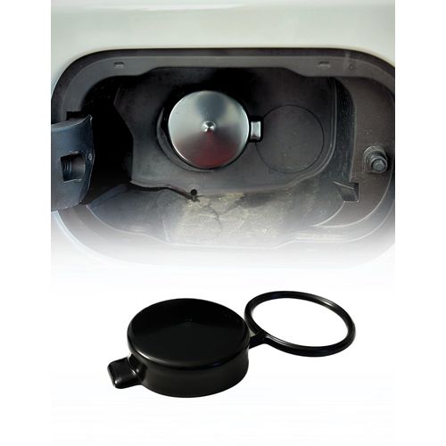 Cap & Shield Tethered 2.375inch ID, Capless Gas Cap Dirt, Water & Dust Cover Compatible With GMC, Chevrolet, Buick & Cadillac Capless Gas Cap Fuel Filler Nozzle Cover