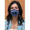 Sky Blue Unisex Face Mask with Double Valves