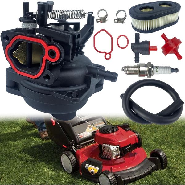 799584 594058 Carburetor Kit Spark Plug & Air Filter Assembly Compatible with B&