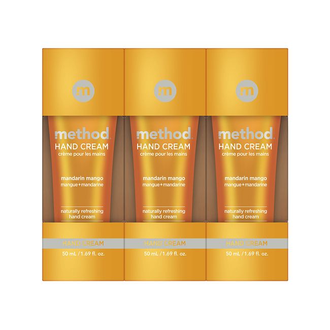 Method Hand Cream Mandarin Mango Flavor 50ml 3pcs