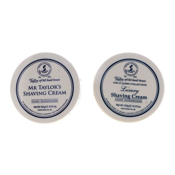 Taylor of Old Bond Street Shave Cream - 2 Pack Mr Taylor and St James 5.3 0z