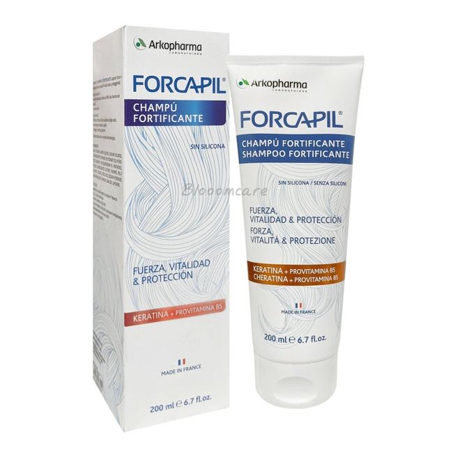 Arkopharma FORCAPIL Hair Fortifying Keratin Shampoo 200ml SEALED