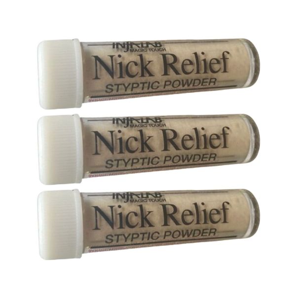 Infalab Magic Touch Instant Relief Styptic Powder:Swift Healing for Nicks (3pcs)
