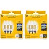 (6 bulbs) GE ultra bright LED 100 watt equivalent CA12 Daylight Dimmable