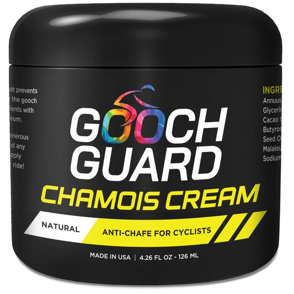 Gooch Guard Chamois Cream & Anti Chafing Cream - Natural Chamois Cream Cycling & Running - Anti Friction Cream, Anti Chafe Cream Balm for Men & Women