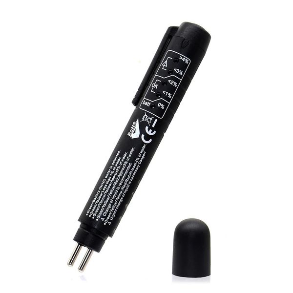 Brake Fluid Tester Pen for Dot3 Dot 4 Dot 5 Moisture Content Checker Tool
