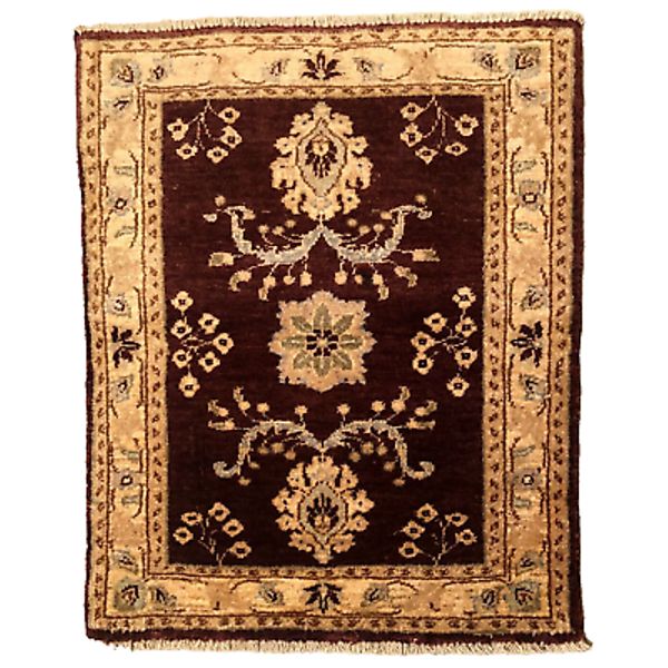 76 x 62 cm | Vintage Handmade Afghan Carpet Door Mat, Small Oriental Wool Rug