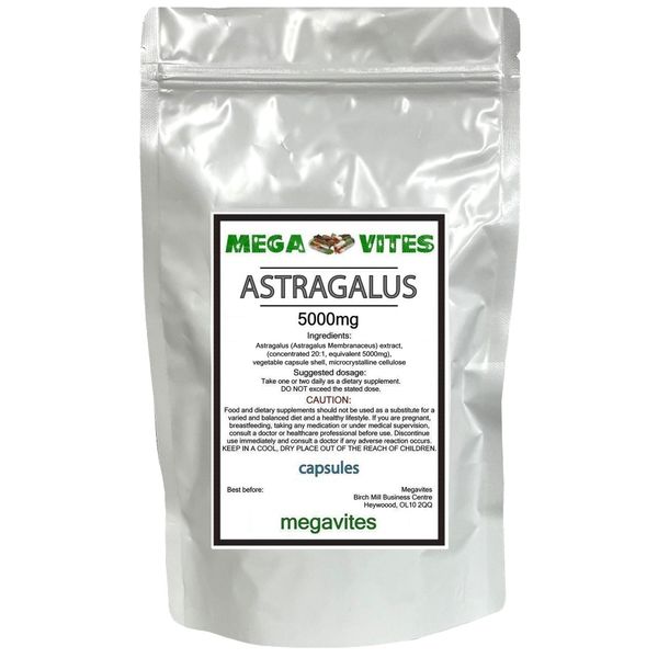 Astragalus Capsules 5000mg x 365 - MEGAVITES AMINOLAB