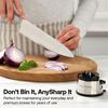 AnySharp Pro knife sharpener (metal) with suction cup