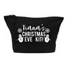 Flox Creative Makeup Bag Custom Christmas Eve Kit Black