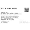 Beta-Alanine Powder Energy Supplement 100g